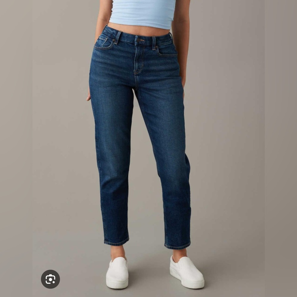 AE Stretch Curvy Mom Jeans